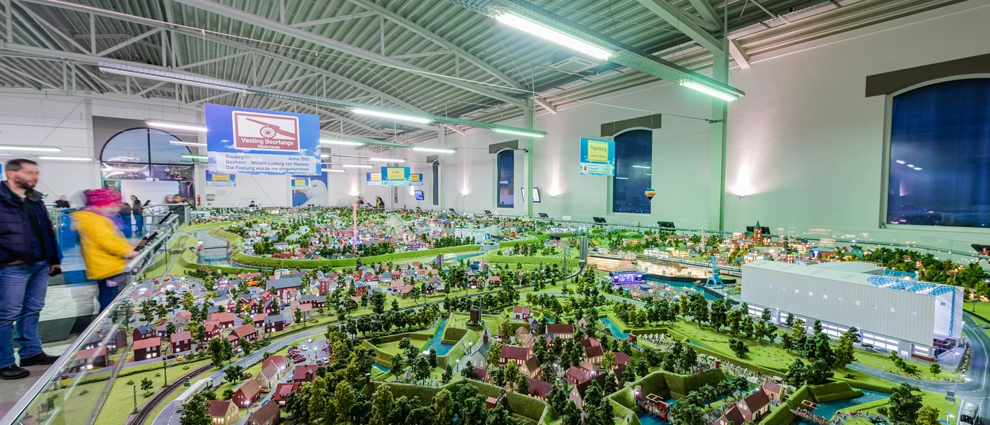 Leeraner Miniaturland The picture shows part of the exhibition in Leer Miniaturland