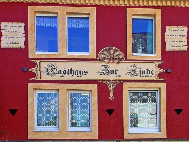 Vorderfront Gasthaus "Zur Linde" Freital-Birkigt