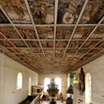 Wanddecke der Kirche Löbnitz