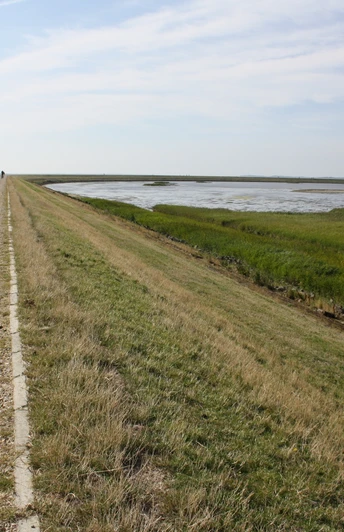 Der Weg auf dem Rantum Becken
