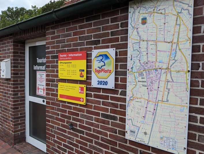Eingang Tourist Information Ostrhauderfehn Eingang Tourist - Information