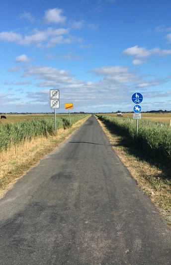 autofreier Weg nach Morsum