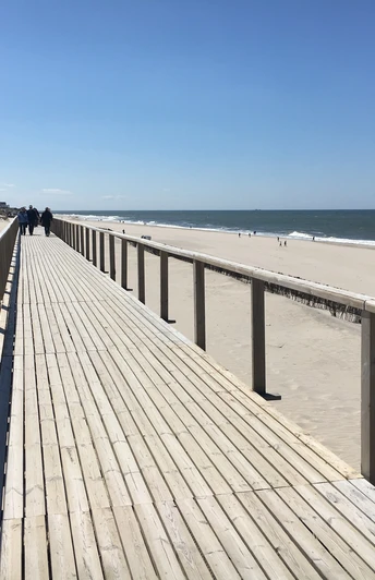 Holzsteg am Sylter Strand