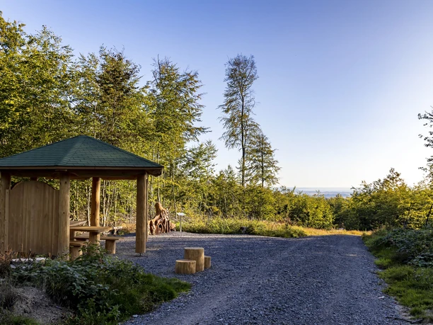 Wilhelmshöhe Ausblick Steinhuder Meer Schutzhütte