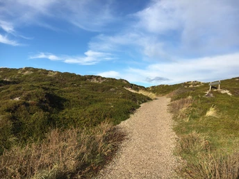 Wanderweg durch die Rantumer Dünen