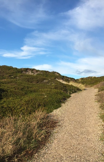 Wanderweg durch die Rantumer Dünen