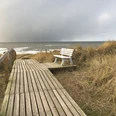 Holzweg zum Rantumer Strand