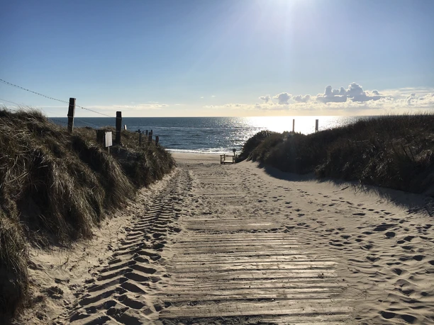 Strandübergang an der Oase zur Sonne