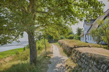 Keitumer Kliff vor dem Sylt Museum Deutschland, Schleswig Holstein, Sylt, Keitum