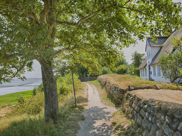 Keitumer Kliff vor dem Sylt Museum Deutschland, Schleswig Holstein, Sylt, Keitum
