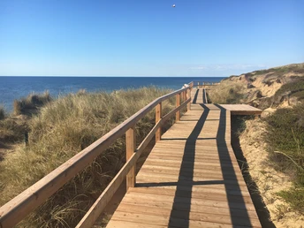 Wanderweg auf dem Roten Kliff