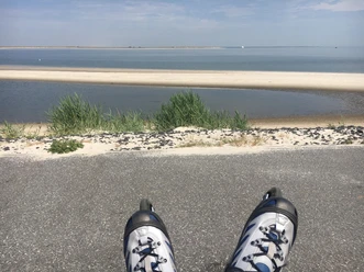 Inlinerroute direkt am Wasser