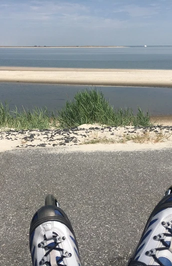 Inlinerroute direkt am Wasser