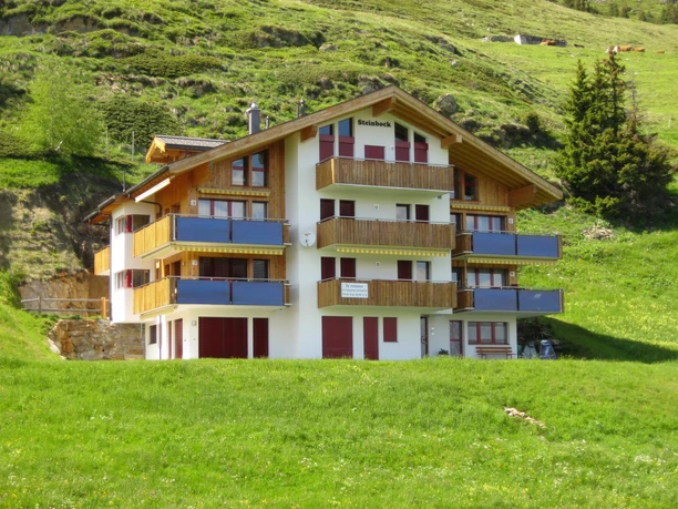 Alpenhaus Steinbock von Süden gesehen