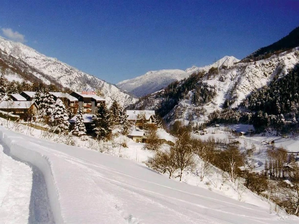 Hotel im Winter