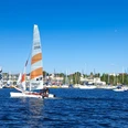 Segeln auf dem Cospudener See