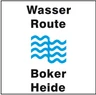 Routenschild WasserRoute Routenschild WasserRoute