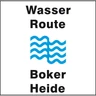 Routenschild WasserRoute Routenschild WasserRoute