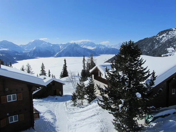 Aussicht Balkon auf Nebelmeer