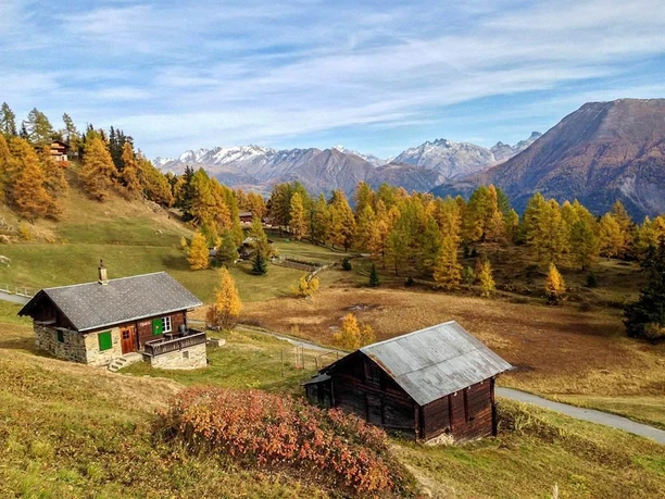 Das Chalet Flesch in Herbstfarben