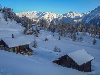Abendstimmung beim Chalet Flesch