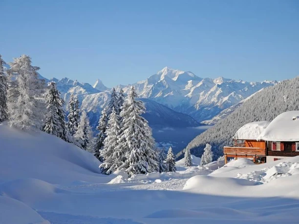 Chalet Favorite Parterre- Ausblick Südterrasse
