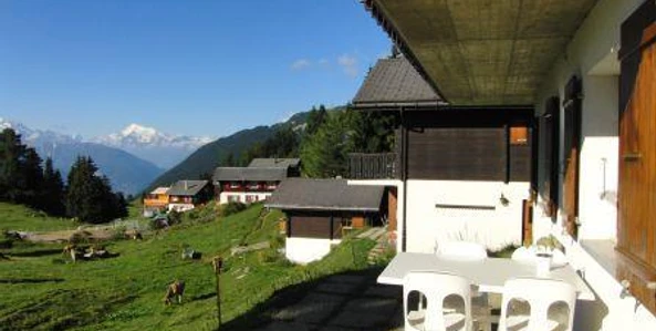 Aussicht Sommer Balkon