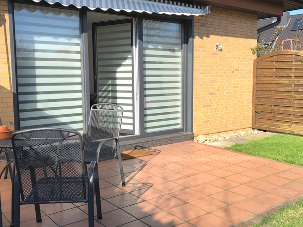 Terras van de vakantiewoning Trautchen