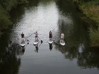 Stand up Paddling auf der Werre