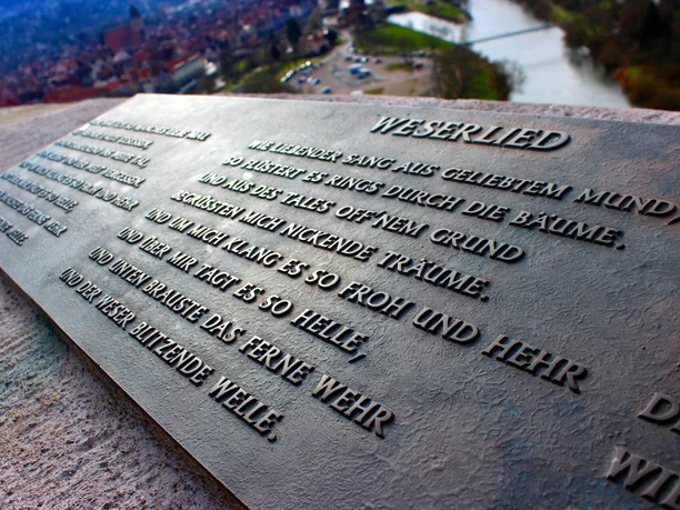 Weserliedanlage Hann. Münden Weser song system
