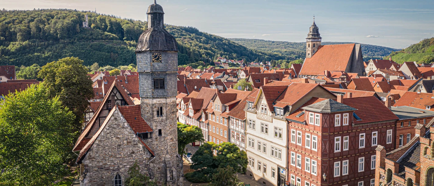 Lufbild St. Aegidien Kirche Luftbild St. Aegidien Kirche