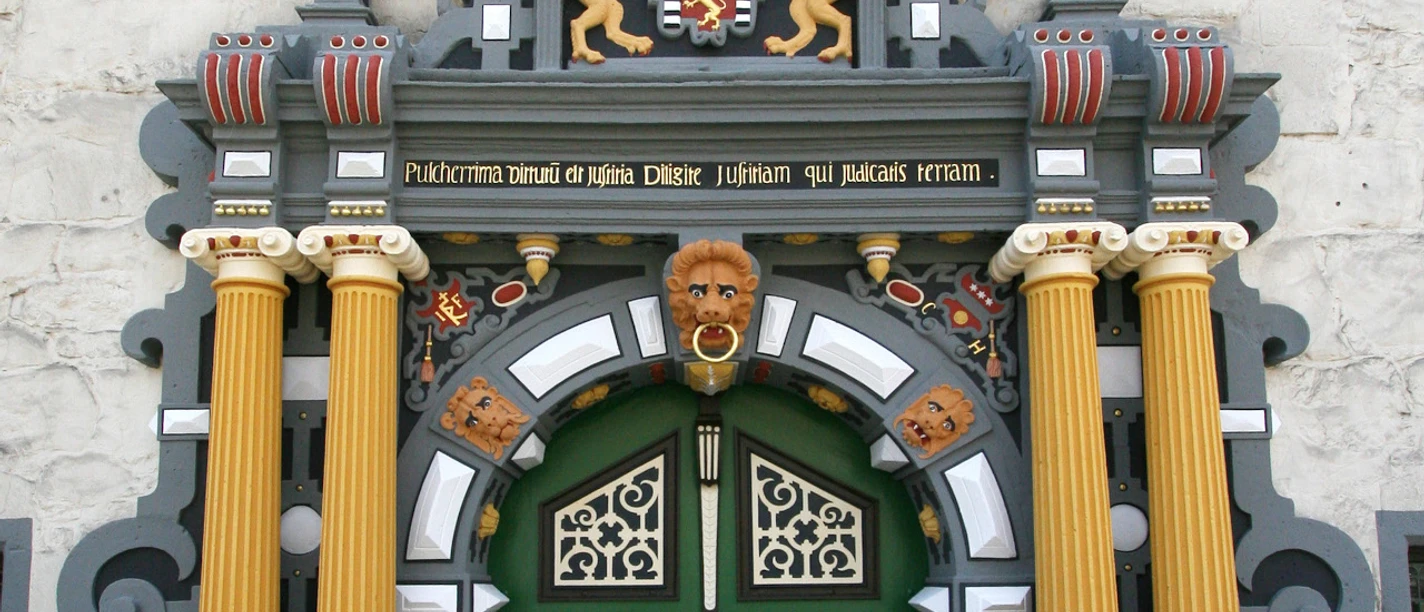 Rathausportal, Hann. Münden Town hall portal Hann. Münden