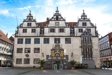 Weserrenaissance Rathaus Hann. Münden Weser Renaissance town hall Hann. Münden