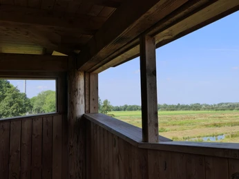 Naturbeobachtungsstation Hemmoorer Moorwiesen Ausblick