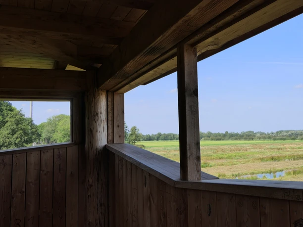 Naturbeobachtungsstation Hemmoorer Moorwiesen Ausblick