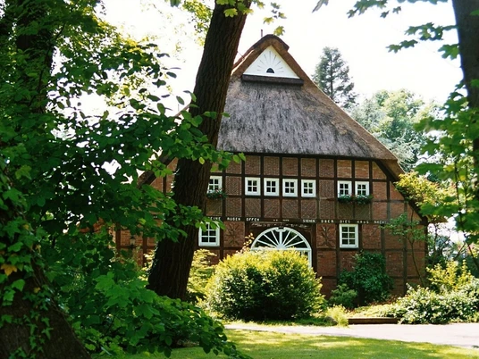 Reetgedecktes Pfarrhaus Bexhövede