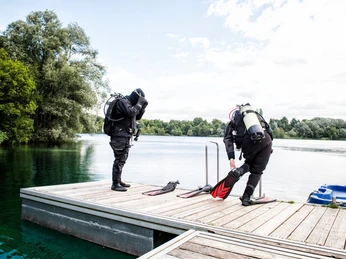Tauchen im Kreidesee