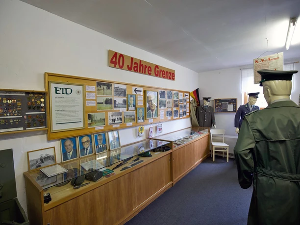 Ausstellungsraum im Museum für Grenze und Landwirtschaft in Böckwitz Museum für Grenze und Landwirtschaft