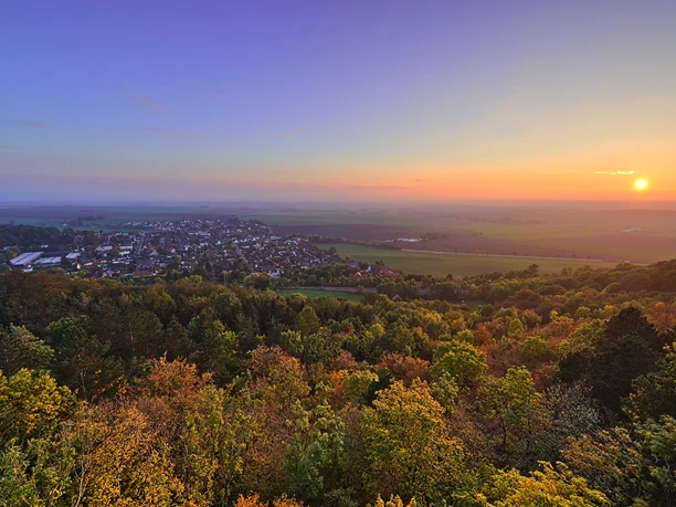 Sonnenuntergang mit Aussicht vom Bismarkturm #nHavo Sonnenuntergang mit Aussicht vom Bismarkturm #nHavo