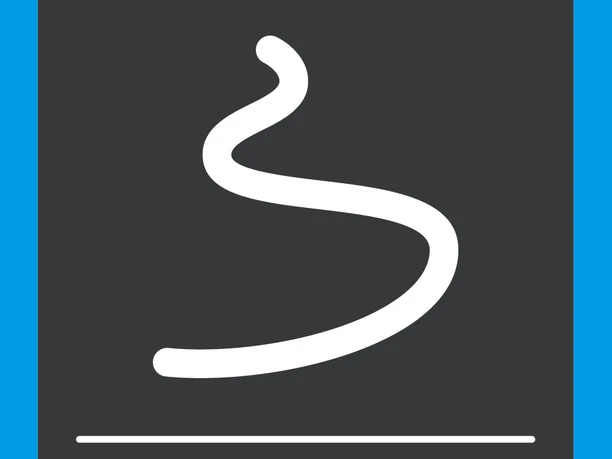 Markierungszeichen Zuweg Bergischer Weg Wegweiser mit stilisierter Wanderlinie und Logo "Das Bergische Wanderland" für den Bergischen Weg.