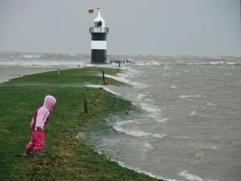 Kleiner Preuße bei Sturm