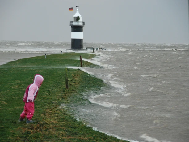 Kleiner Preuße bei Sturm