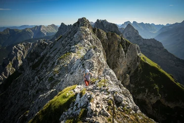 Mittenwalder Klettersteig am Karwendel in der Alpenwelt Karwendel