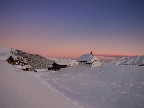 Dorfbild Bettmeralp in der Aletsch Arena