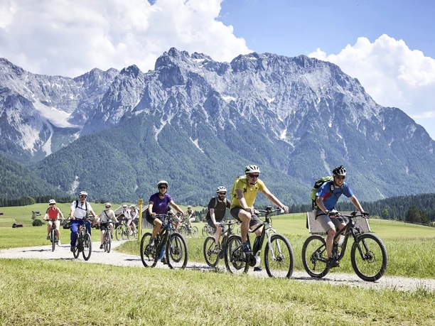 E-Mountainbike Tour Buckelwiesen bei Krün