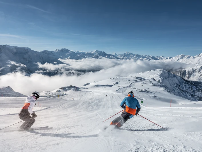 Skifahren in der Aletsch Arena Skifahren in der Aletsch Arena