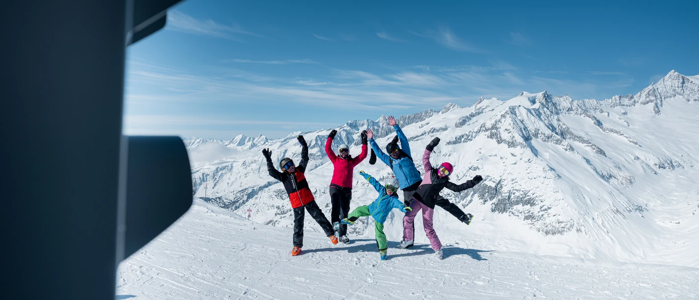 Skiline Fotopoints in der Aletsch Arena