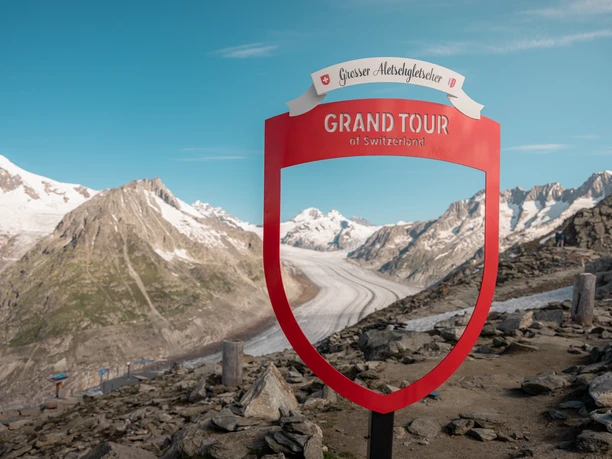 View Point Eggishorn in der Aletsch Arena