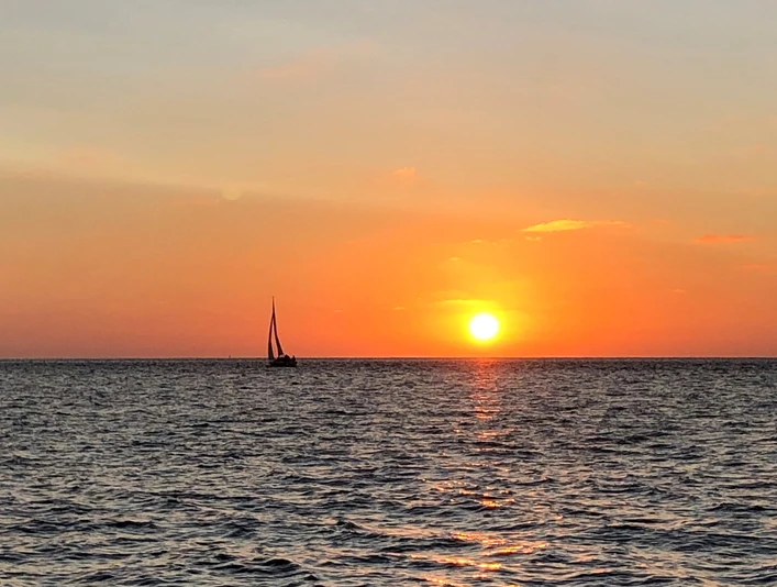 Wasserwelt Wattenmeer_Sonnenuntergang
