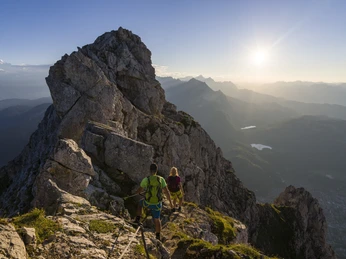 Mittenwalder Klettersteig am Karwendel in der Alpenwelt Karwendel